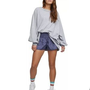 Free People Movement Way Home athletic purple shorts size small